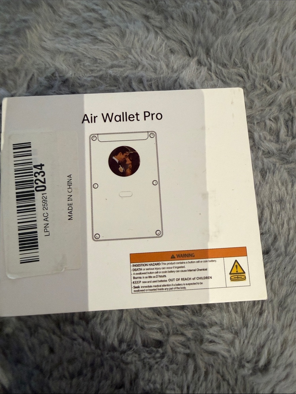 Apple Find My Compatible Tracker Box - White
